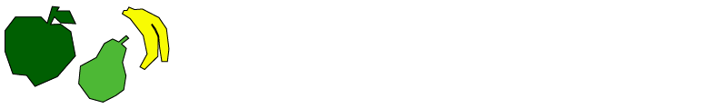Azkune Fruta. Logo blanco